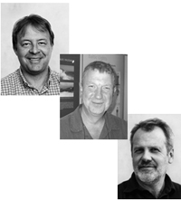 Jan Atle Knutsen, Jo van der Eynden og Øivind Berg