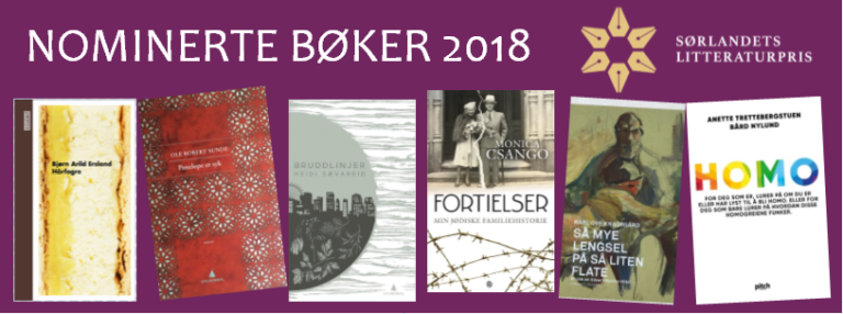 Sørlandets litteraturpris 2018